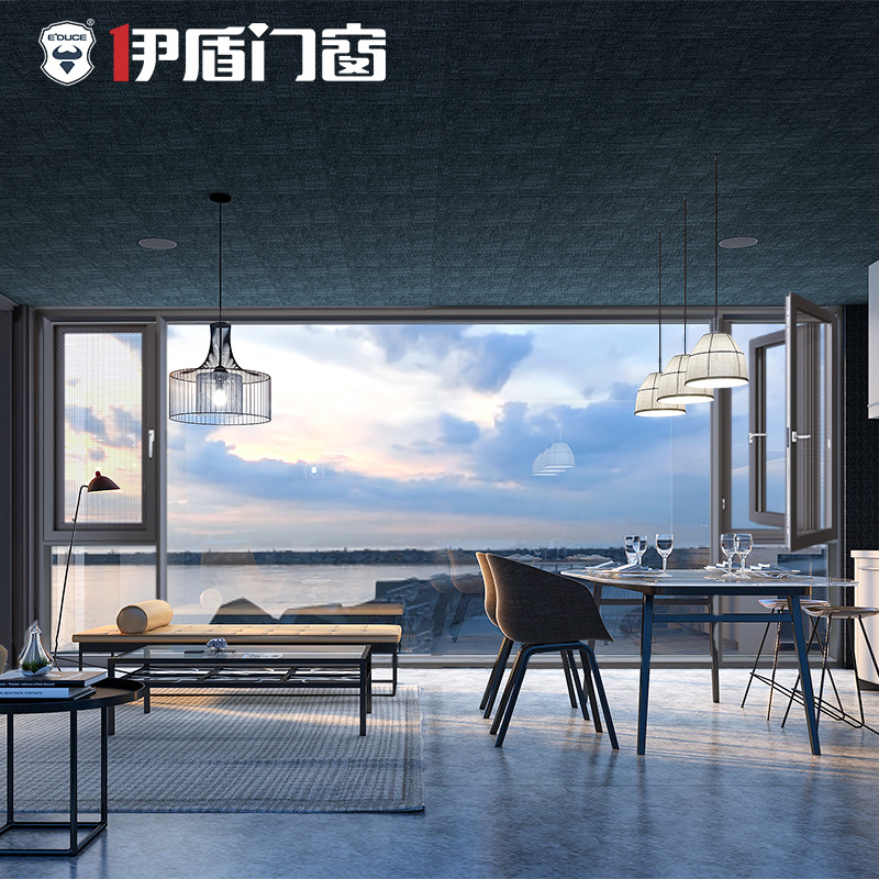 天空之境,斷橋窗,隔音窗,系統窗,伊盾安全門窗定制門窗